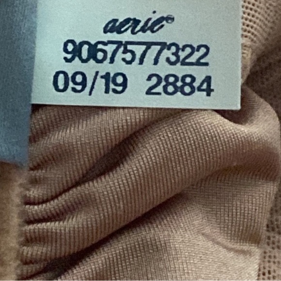 Aerie Soft & Smooth Endless Lace Stretch Triangle Bralette Bra XL in Raw Sienna - Picture 15 of 16